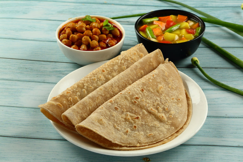 Flat bread range - Naan, Roti and Parathas